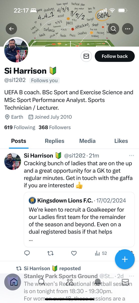 Somebody wants to be famous. This little chipmunk. A Two Keepy up man if ever I’ve seen one. UEFA B qualifies you to sell sausage rolls and bovril at the games. Have you got a medal to go with that picture with a shiny cup?