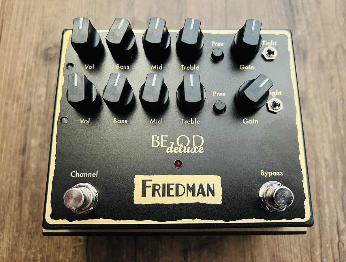 just in from the wizards @FriedmanAmps—