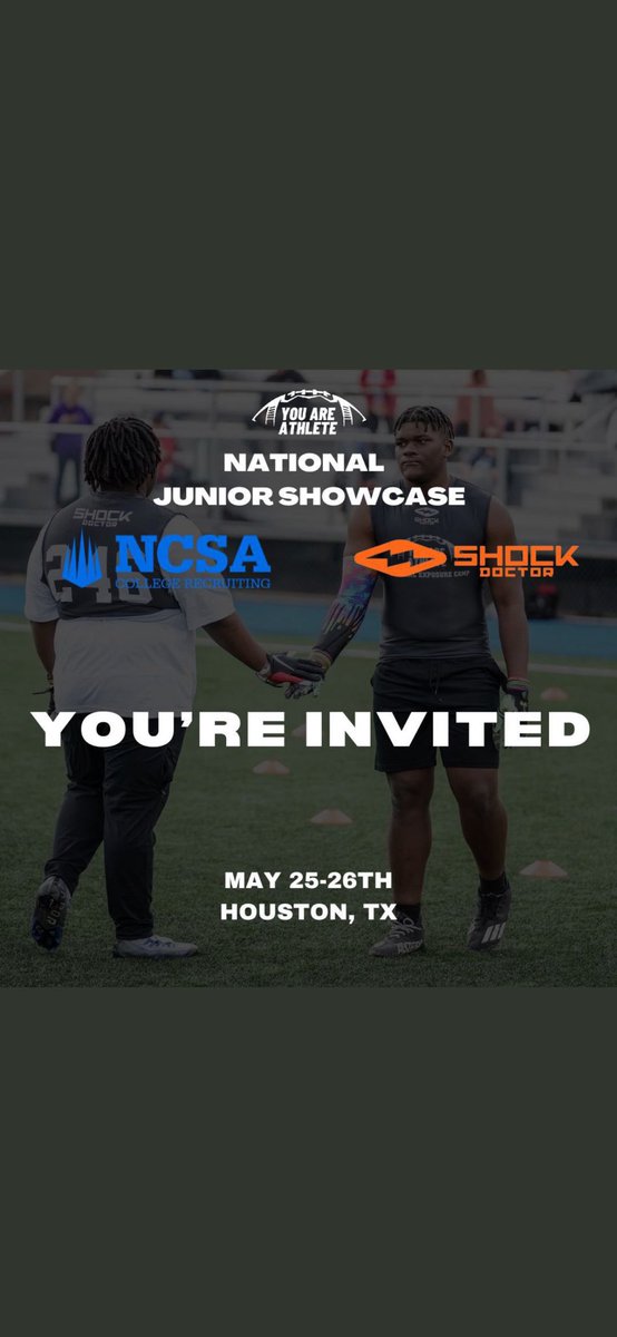 Jack_Myrick2's tweet photo. Thanks for the invite 
@QBCountry @ncsa @ShockDoctor 
@One11Recruiting @HallTechSports1 
@youareathlete https://t.co/eNsTnZOeSk