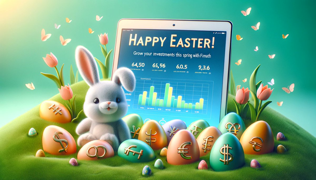 🐰🌷 Happy Easter from all of us at Fimath! Celebrate the season of renewal by investing in your future. Our platform is ready to help you grow your investments with the freshness of spring. Hop over to fimath.com and start your journey today!