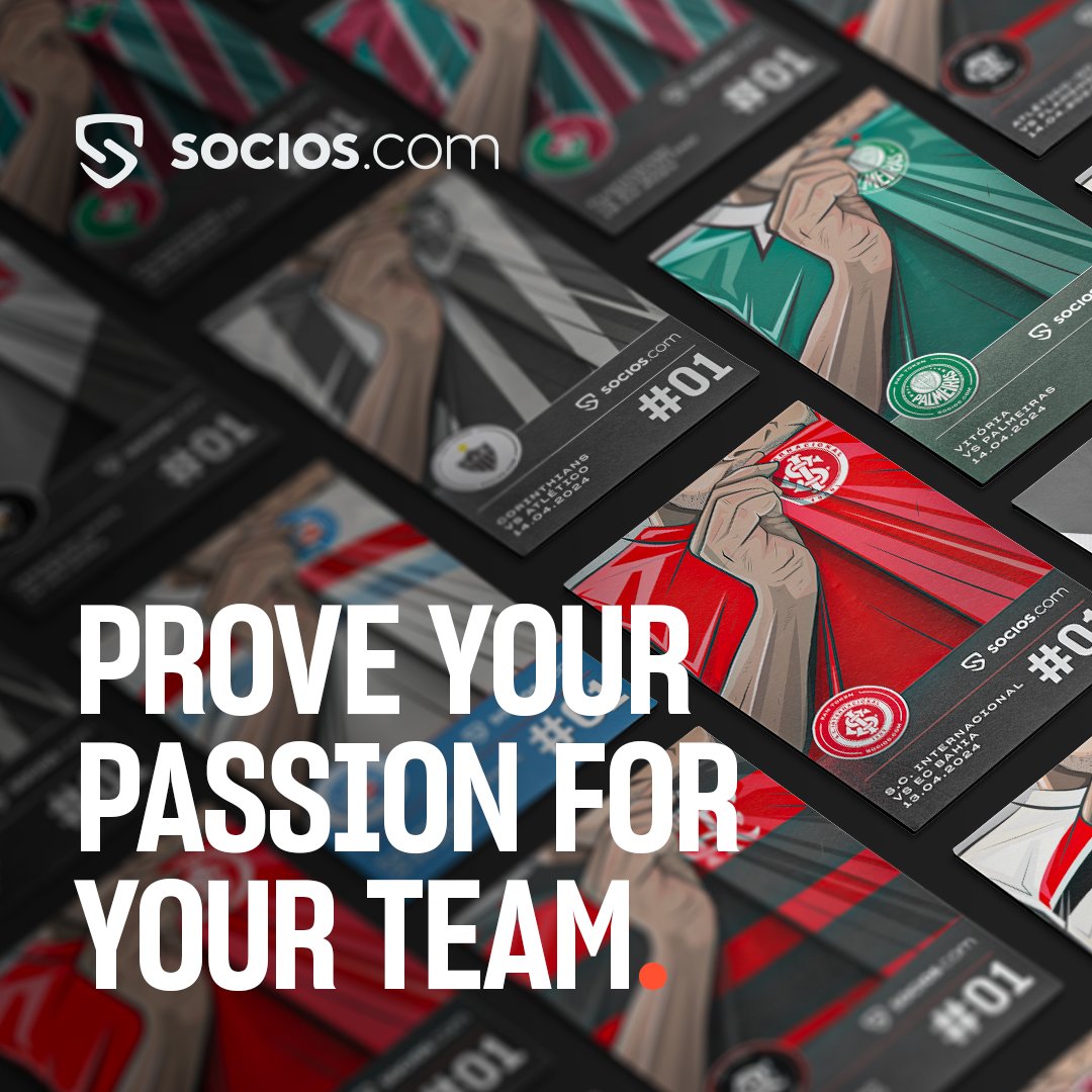 🇧🇷 The Serie A Brazil kicks off! Collect all the 38 Digital Collectibles from your favourite team every week to get the chance of winning exclusive prizes. 👉 proofofpassion.com.br #ProveSuaPaixão #ProofOfPassion