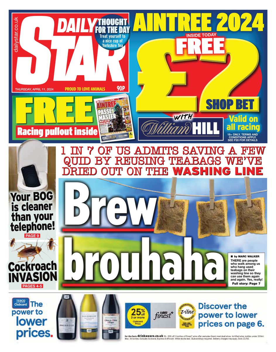 Thursday's DAILY STAR: Brew brouhaha #TomorrowsPapersToday