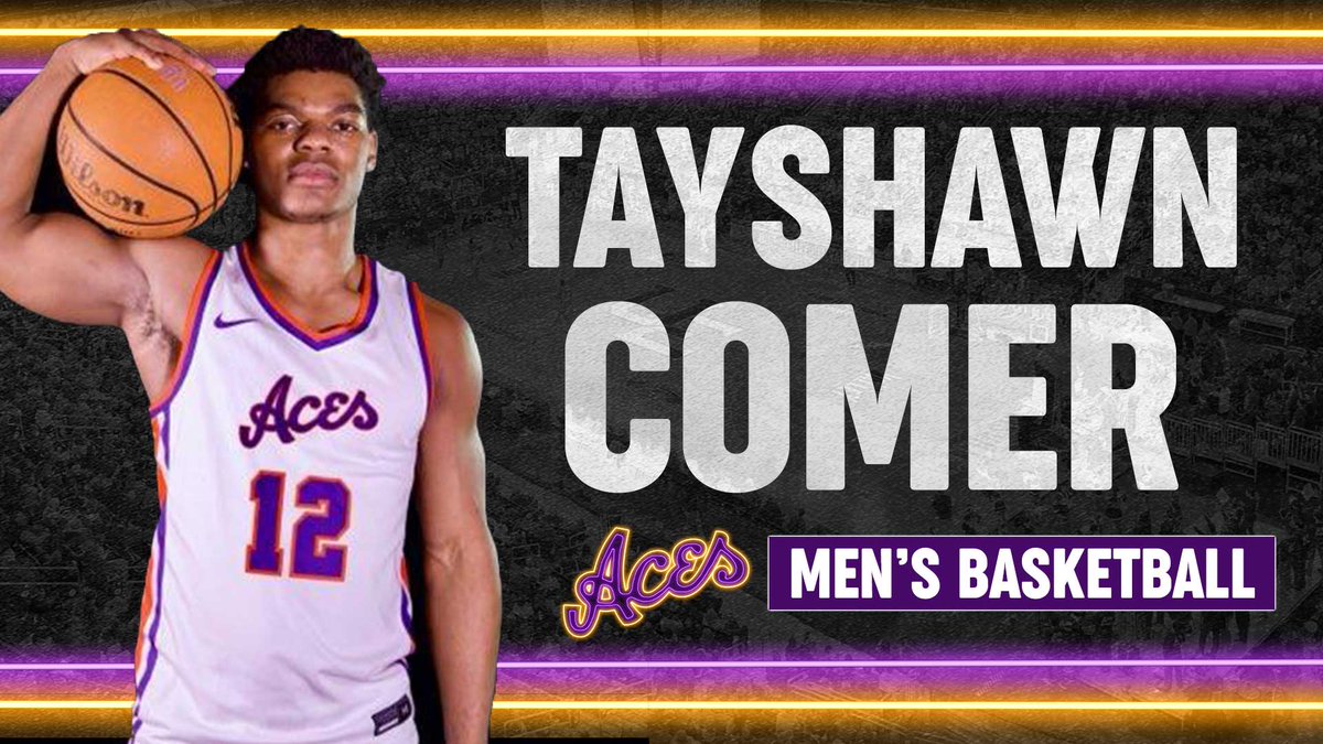 Aces fans - help us welcome the newest Purple Ace - Tayshawn Comer! ➡️ 2023 ASUN All-Freshman Team member ➡️ Recorded 226 assists in 2 seasons at EKU ➡️ Averaged 7.8 points and 2.5 rebounds last season 📰 bit.ly/49rB3V3 🏀 #ForTheAces