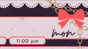 k189s_'s tweet photo. Schedule Design WiP~
#VTuber #kstud9o #commissionopen https://t.co/SFC1TqF0h8
