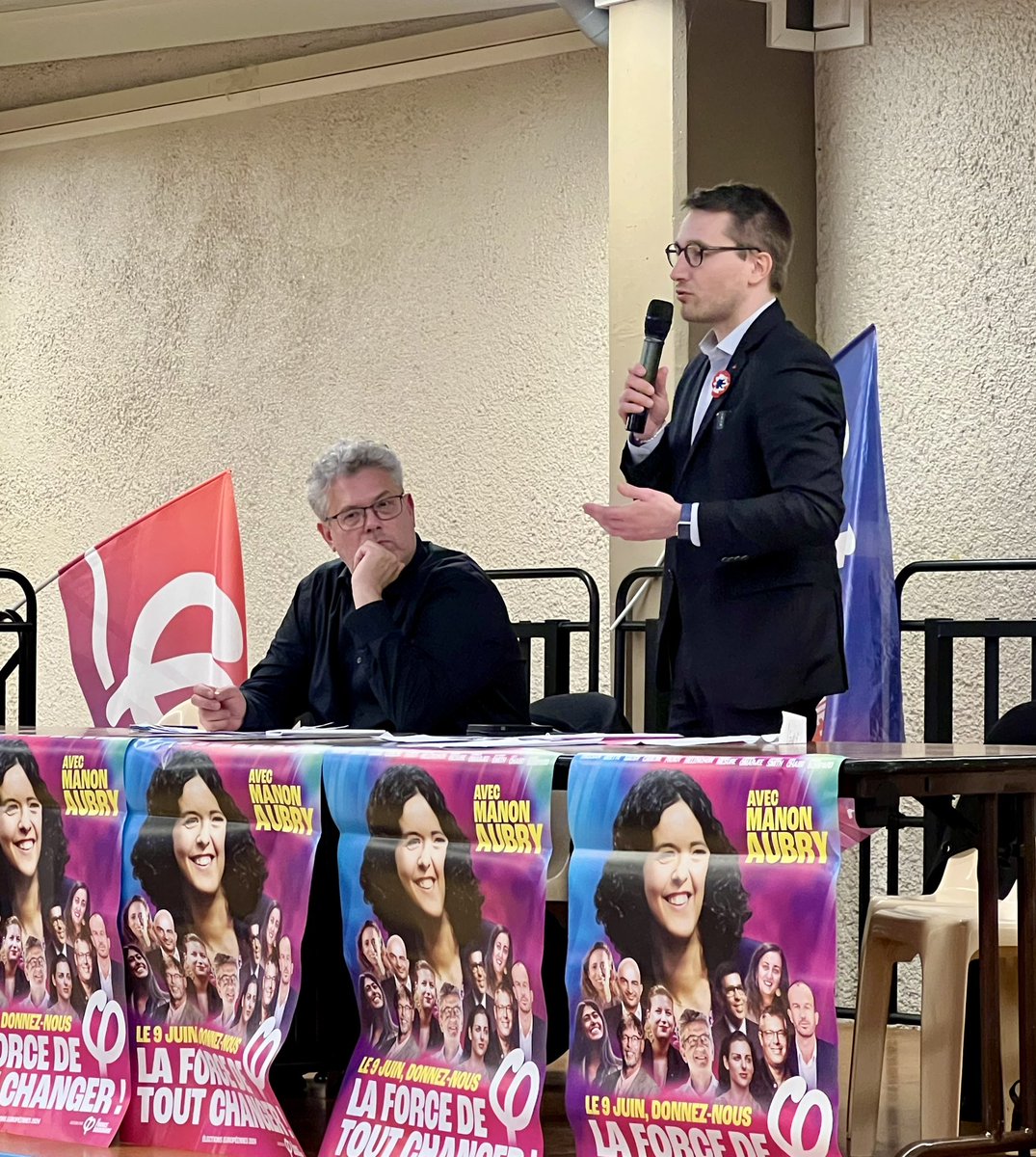 ALeaument's tweet photo. Plus de 150 personnes ce soir à Reims pour une belle réunion publique avec @smith51_a !

N’écoutez pas les médias et les discours déconnectés, la force est ici 🔥

Le 9 juin, on vote pour la France insoumise et sa liste d’#UnionPopulaire ✊ https://t.co/hwKOxhFDOx