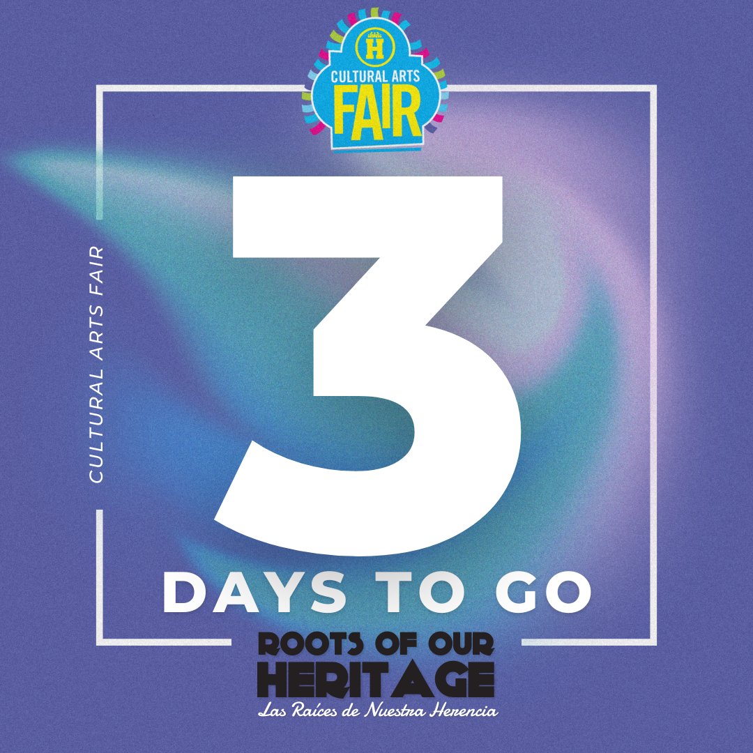 Down to 3! The Cultural Arts Fair is right around the corner! Come out and kickoff Fiesta with Harlandale ISD! 🗓️ Saturday, April 13 🚦 Parade: 9:00 a.m. - 11:00 a.m. 🎡 Fair: 11:00 a.m. - 2:00 p.m. 📍 Mission Marquee Plaza More information at harlandale.net/culturalartsfa…