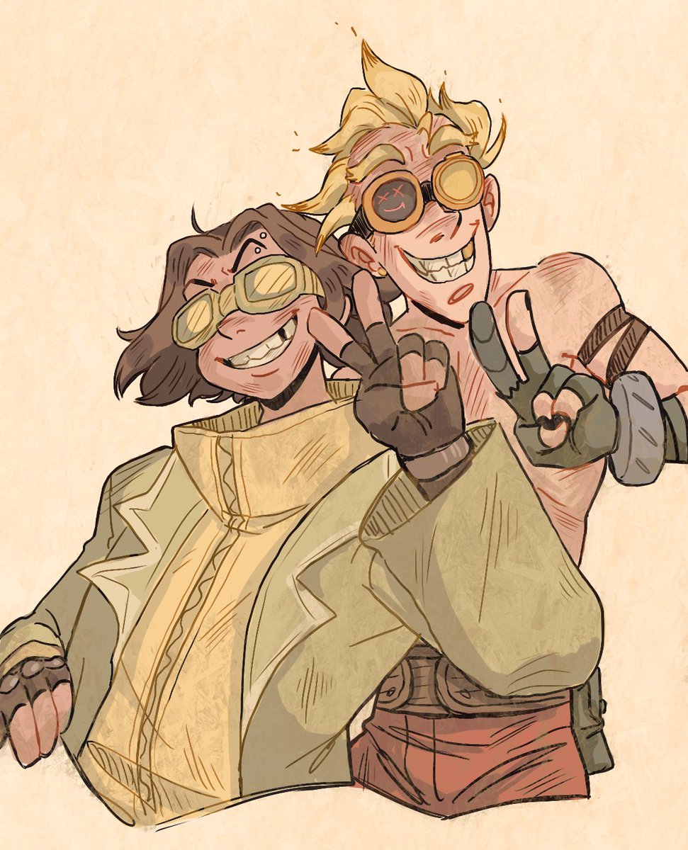 these two are nothing but good, silly vibes 🥲💖
#venture #junkrat #Overwatch2