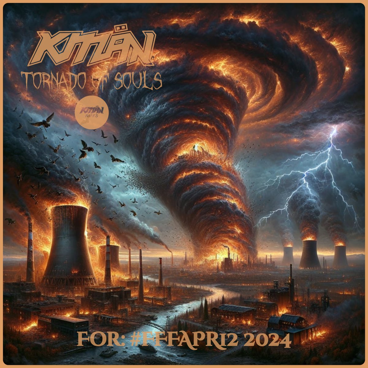 TORNADO OF SOULS: 💢 🌪️ 💢2024 Edition #14 wields the axe.... #FFFApr12 will set fire to your XT door at 8am 🇦🇺OZ time. Metal will flow every 8 minutes until we reach 51 + dumps of Lava! 💢 Let everybody know! Cos' not everybody does! #TornadoofSouls #Lava #FFFApr12 #KMäN