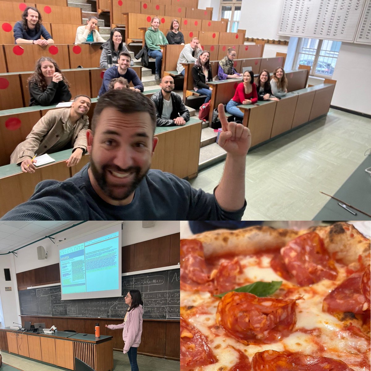 Wrapping up an exciting week of Nanomedicine teaching with this awesome group of PhD students at @unito with the brilliant @Anna_Scomparin. 

There is only one way to celebrate it 🎉

@TechnionLive @CRSScience