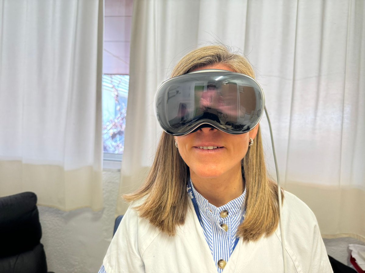 A virtual experience with @immersive_oasis, testing new strategies for improving teaching and …who knows if in the future we will be able to apply it in clinical practice?
