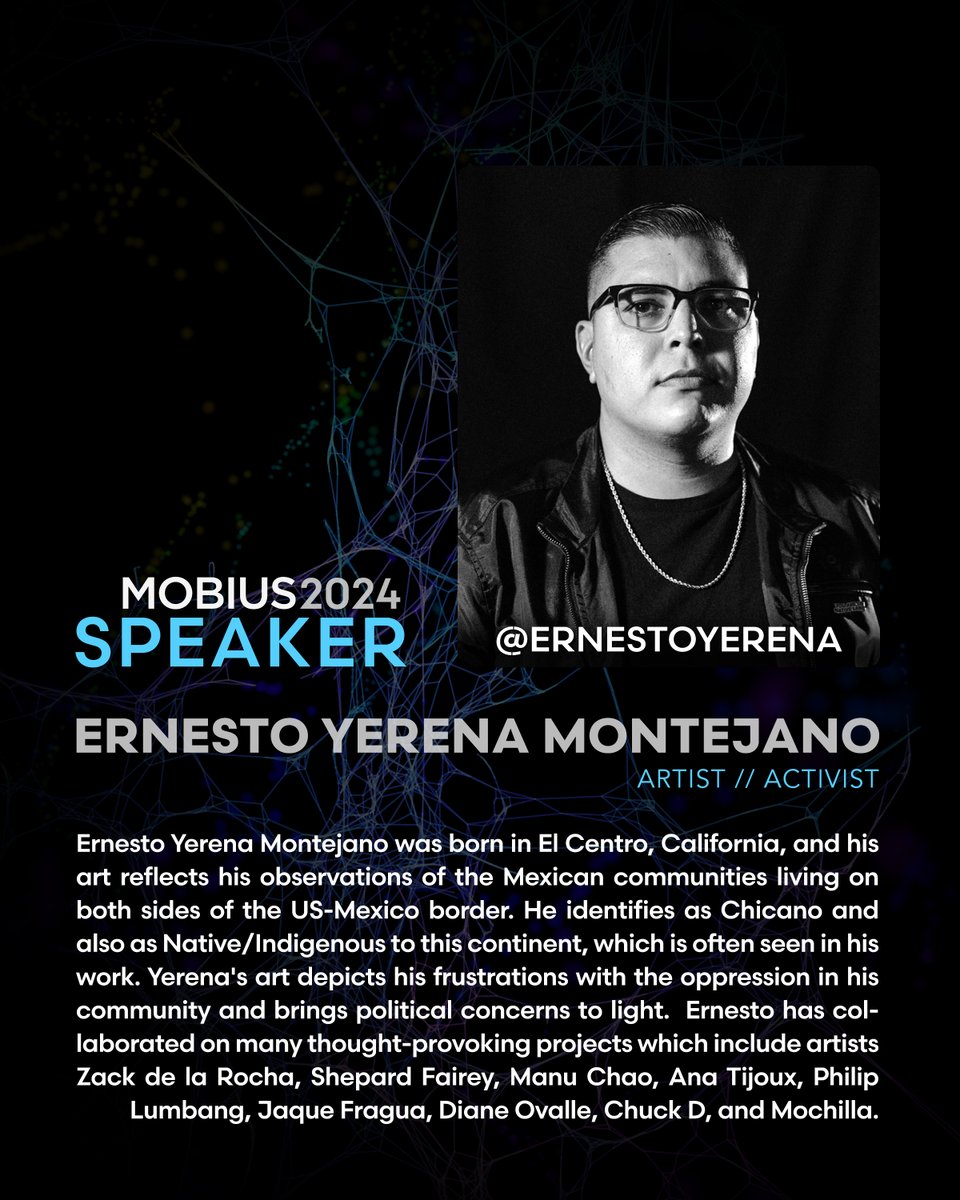 themobiusXP's tweet photo. oin us in welcoming Ernesto Yerena Montejano a #mobius2024 speaker. @ernestoyerena  welcome back to the Mobius Experience! https://t.co/THmGzv2orm
