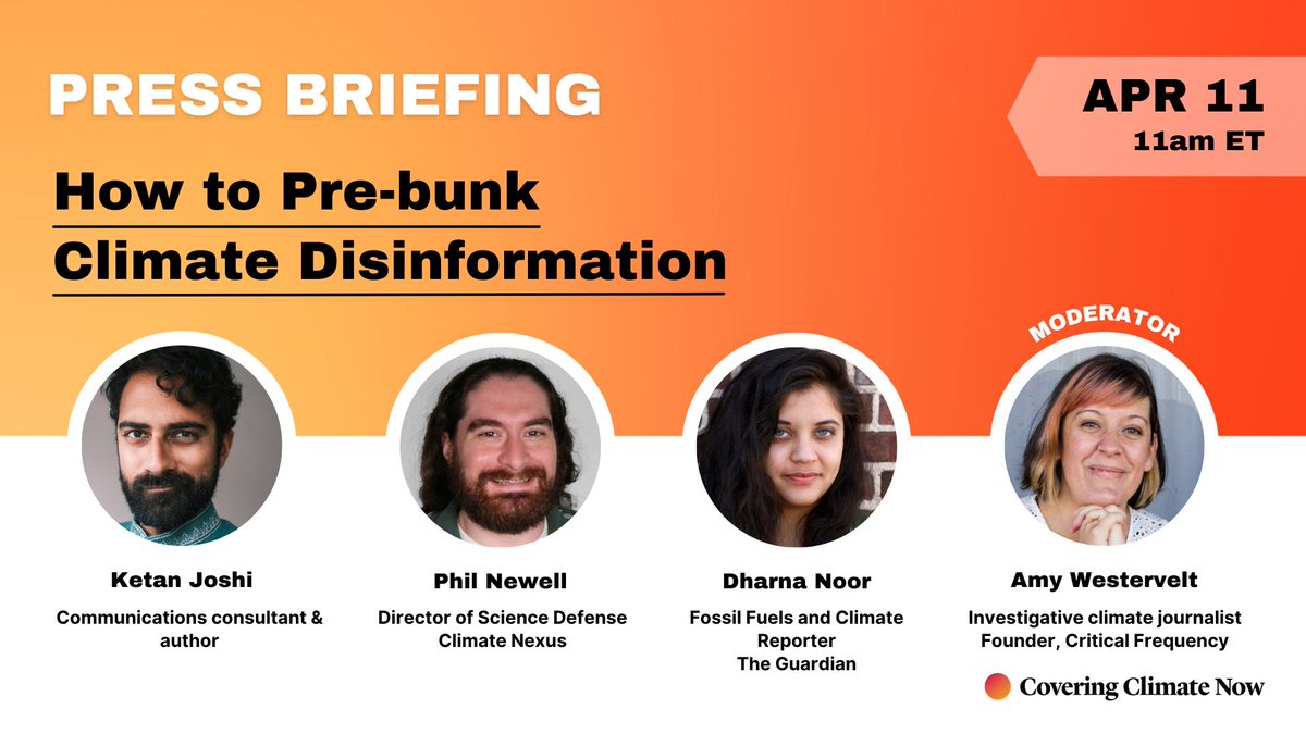 @nytimes @DeSmog Journalists! Join us Thursday, 4/11 at 11am ET, for a one-hour webinar about how to inoculate your readers and viewers against misinformation campaigns in this historic election year. RSVP: bit.ly/4atYhuW