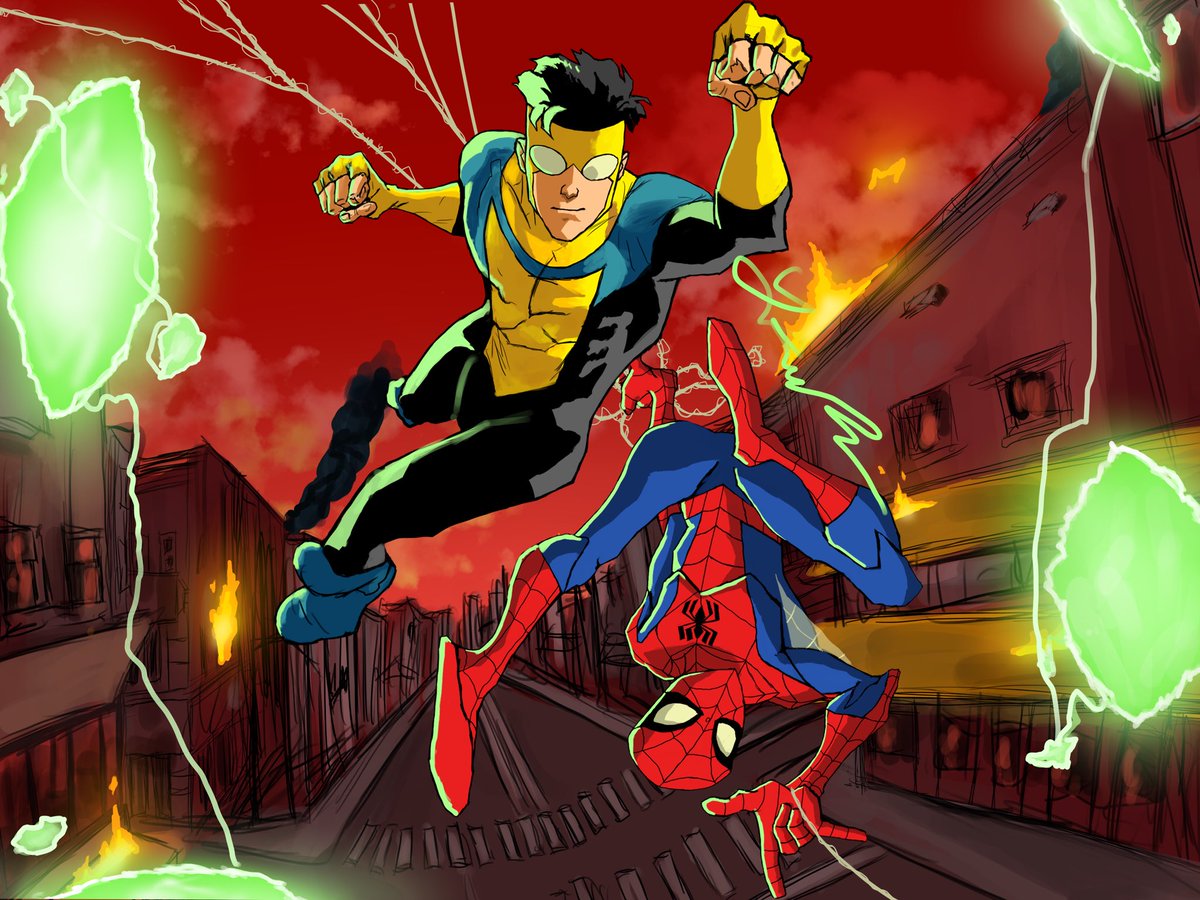 You’ve Got Spider Powers, Right? So You Go By Spider-Man? It Just Seems Kinda Lazy? #Invincible #SpiderMan