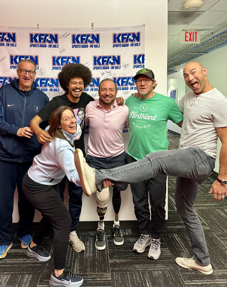 I was anxious and nervous as hell, but steering the @PowerTripKFAN was a blast this morning! All the credit goes to these guys for making my job a helluva lot easier. Beyond grateful to be surrounded by such talented and generous people.