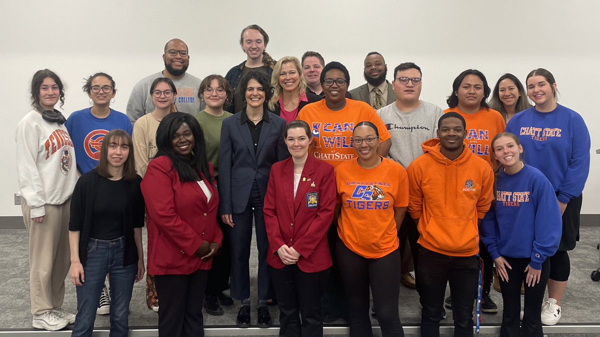 I had a wonderful time speaking to dynamic students @ChattStateCC! Students bring fresh perspectives and new ideas. It’s crucial that we include them as we make a globally connected world.