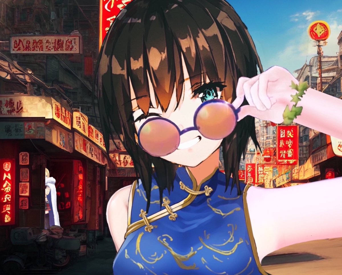 erika_aoi_'s tweet image. 『今日は新スタイルのスキル演出シーンの撮影の為に
お隣の国に来てます
１０秒くらいのシーンの撮影の為だけに海外に行けちゃうなんて凄いですよね！
…え？ユニゾンスタイル？違いますよ、今回来てるのは蒼井１人だけで３１Ｂの皆さんは日本でお留守番です
後ろ？後ろがどうかしたんですか？』