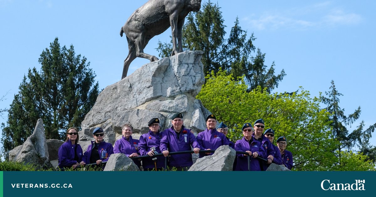 The pilgrimage to commemorate the First World War continued yesterday with the group following in the footsteps of 2SLGBTQI+ soldiers. For history on 2SLGBTQI+ military service, visit: veterans.gc.ca/en/remembrance… #CanadaRemembers