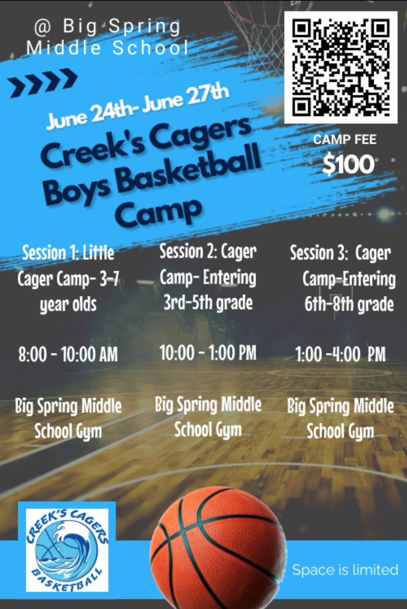 Youth Basketball Camp registration is now open!! 🏀 🔥