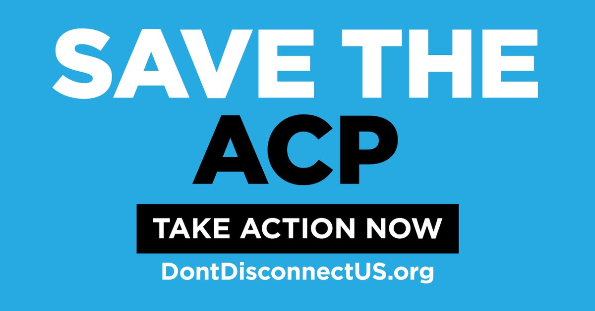 ⏰ The clock is ticking, Congress.

Join us for another #DontDisconnectUS push by urging your representatives to #FundACP before $$ runs out in just TWO WEEKS.

ACT NOW: dontdisconnectus.org.
