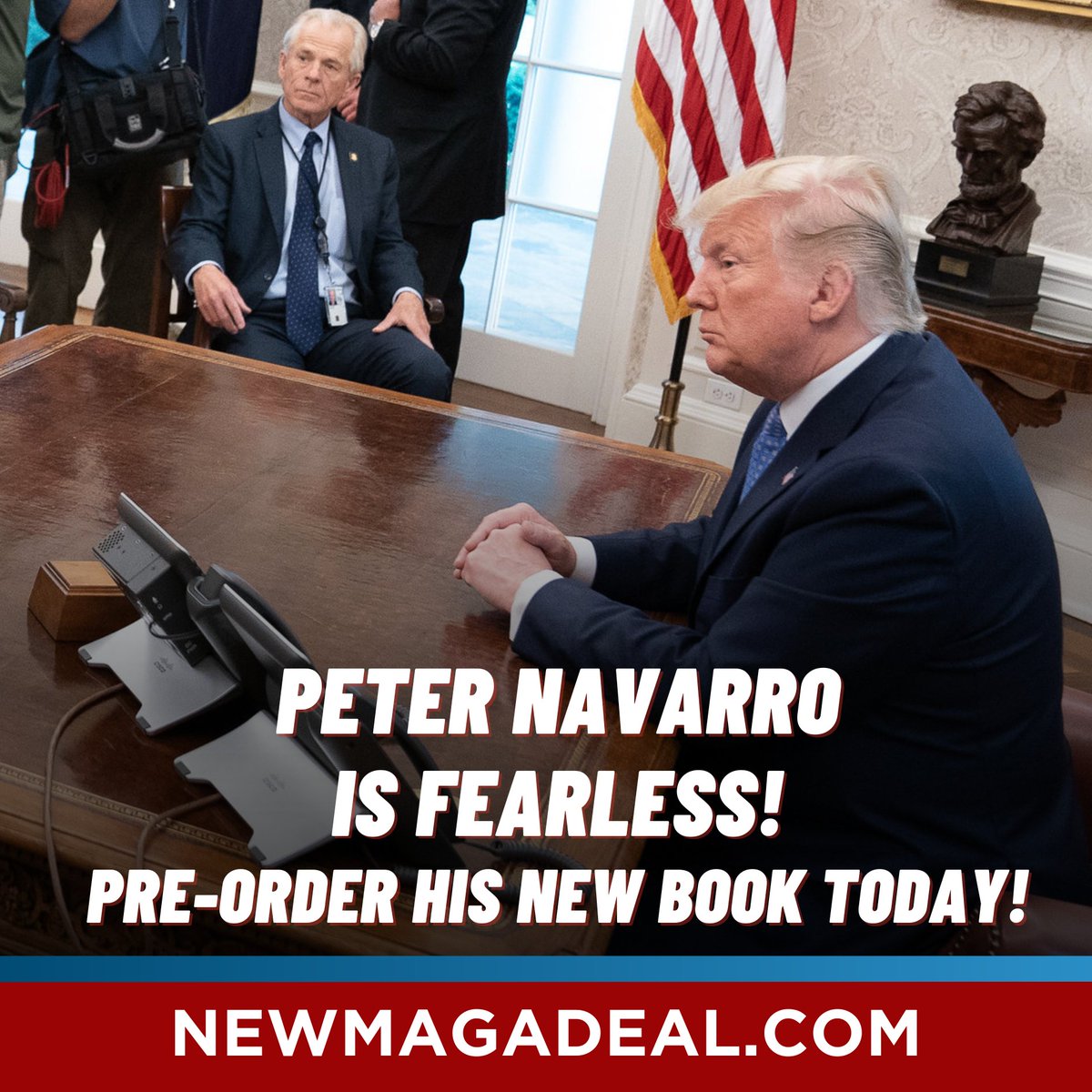 Peter Navarro is fearless! Pre-order his new book today at NEWMAGADEAL.com!