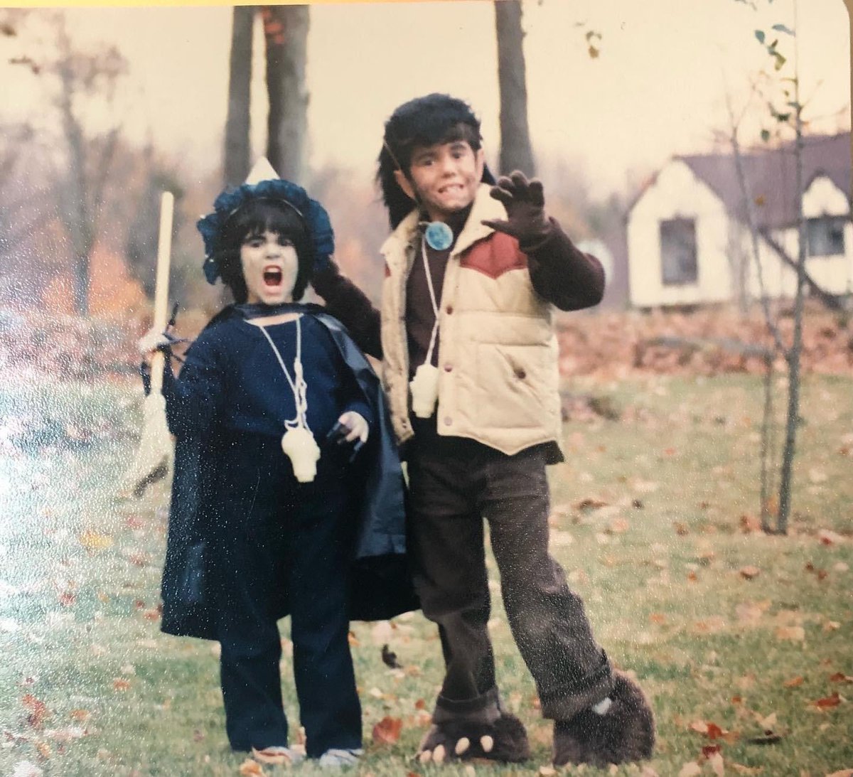 Happy National Siblings Day from my werewolf brother and me.