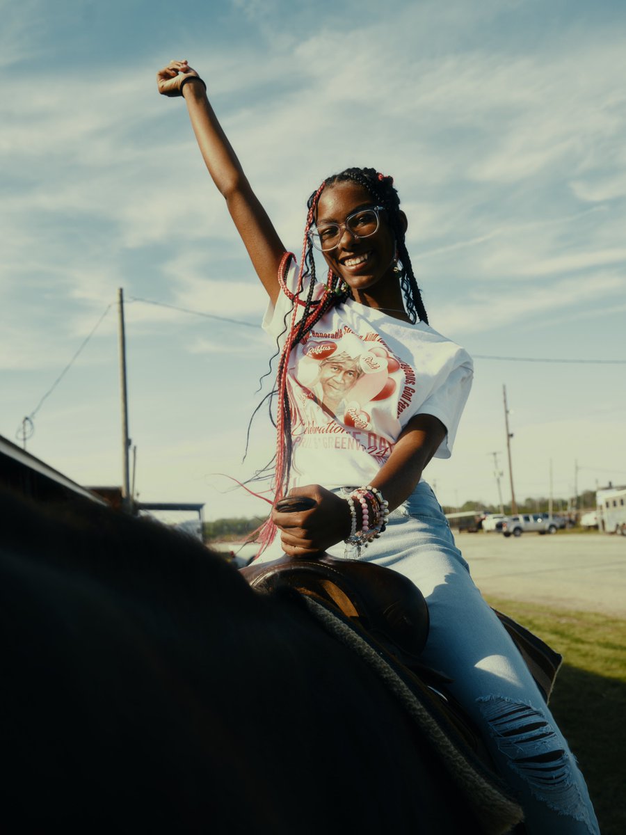 There was a family reunion in the park near by so we rode over to invite them to the rodeo. Some of them were from Texas saying how they never knew it was black cowboys in Mississippi.