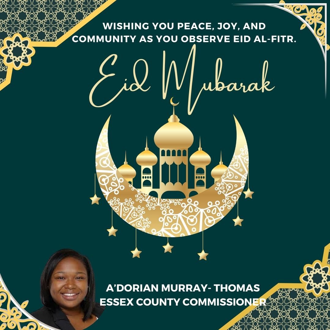 Eid Mubarak to our Muslim family and friends across the globe! Wishing you peace, joy, love, prosperity, and community as you observe Eid al-Fitr. #EidMubarak #EidAlFitr #Blessings #Joy #Prosperity #Islam #PeaceBeUntoYou #Newark #EidAlFitr2024 #NewJersey #Eid2024 Free #Gaza 🤲🏾