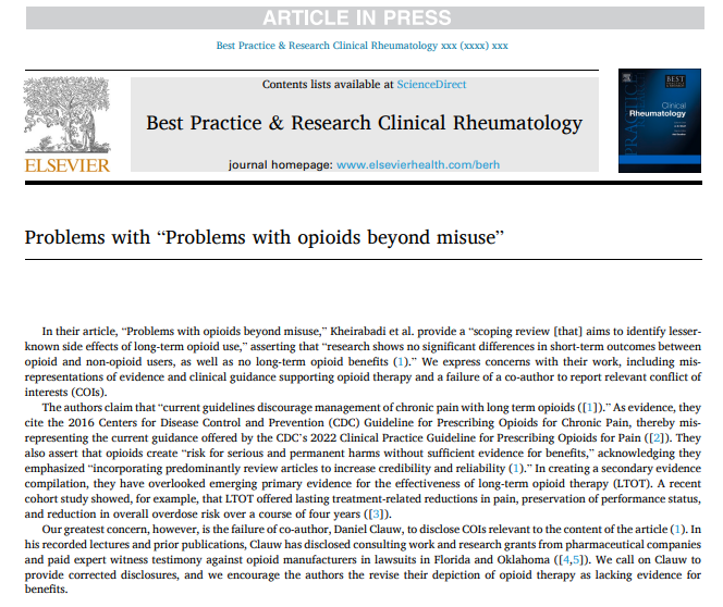 Unreported conflict of interest? My article with co-authors, @ibdgirl76 & @life_is_art___ is now available via free access for a limited time at: authors.elsevier.com/a/1ivLL5P-aBhQ…. ©2024. This manuscript version is made available under the CC-BY-NC-ND 4.0 license creativecommons.org/licenses/by-nc…