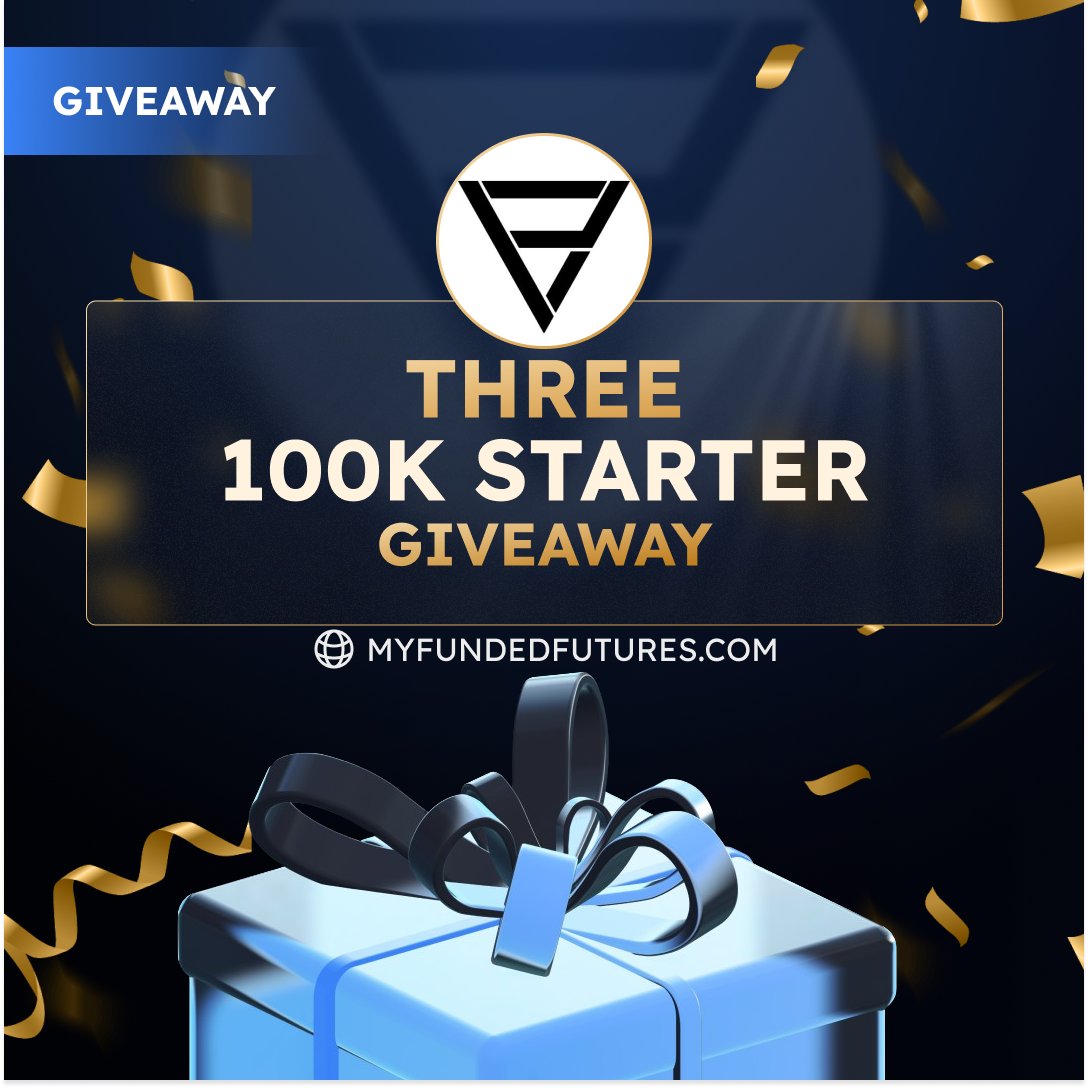 In celebration of 25k YouTube subs I am partnering with MyFundedFutures for a giveaway! Three 100k Starter evaluations up for grabs. To participate:  

Step 1: Follow @MyFundedFutures @PAVolumeTrader
Step 2: Like & RT this tweet  
Step 3: Tag 2 traders in the replies