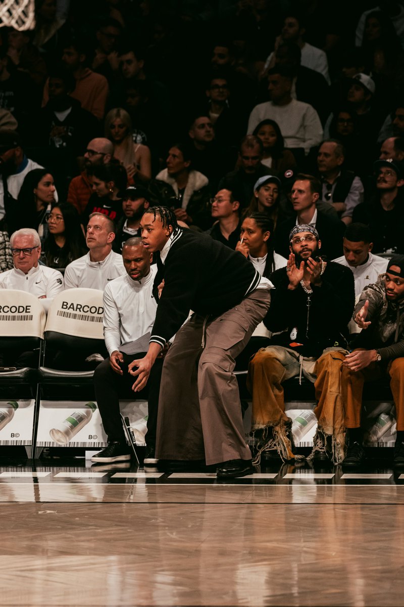 Biggest Raps fan in the building 🦖