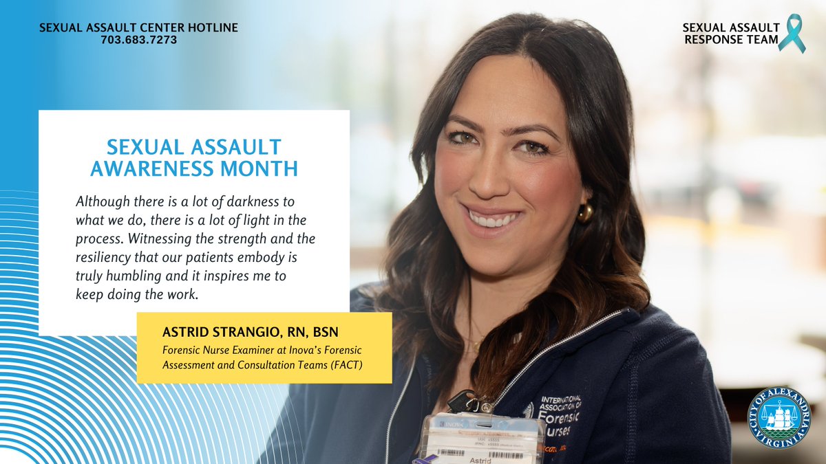 We are stronger together. We stand with our community partners who make up the Alexandria Sexual Assault Team @AlexandriasKids @AlexandriaVAPD @InovaFACT. For resources available to victims of sexual assault visit: alexandriava.gov/go/2400