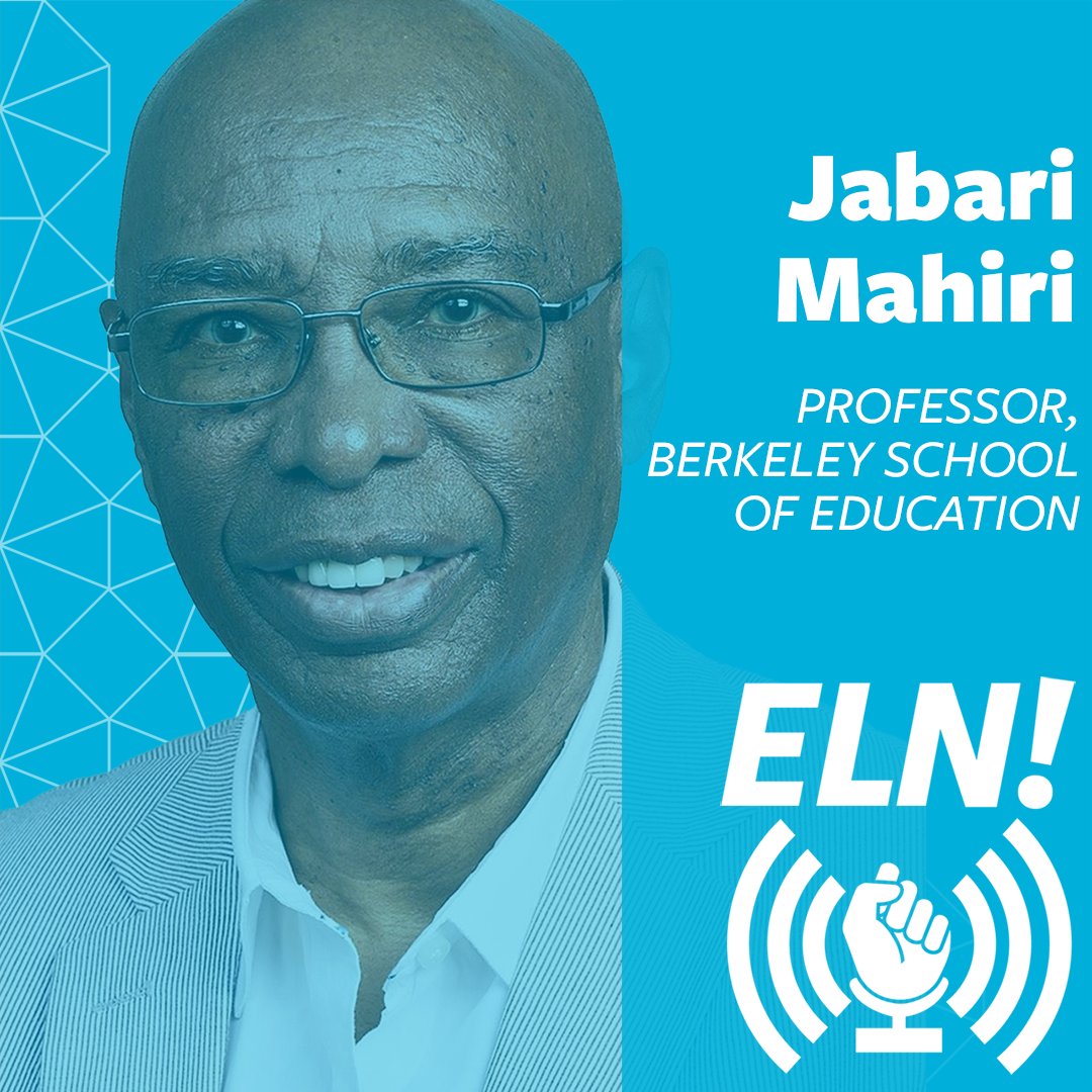 Only one day until #AERA24! In case you missed it, check out our ELN! podcast episode featuring host, @Berkeley_Educ profesor, and AERA presenter Jabari Mahiri: bse.berkeley.edu/eln/ep-1-jabar…  #21CSLA #LeadingForEquity @bseleadership @AERA_EdResearch