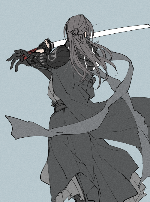 「holding sword japanese armor」 illustration images(Latest)
