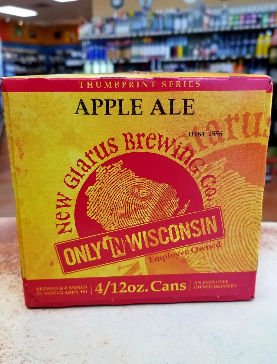 Happy #WiBeerWednesday everyone! 
Probably a great night for a @newglarusbrew Apple Ale, just sayin'.
#LocallyBrewed #WiscoCraft #TimeForAColdOne #BeerOClock #NewBeerArrivals #WiBeer #SweetSeasonalSelections #WiCraftBeer #WisconsinBeer #DrinkWisconsinBeer