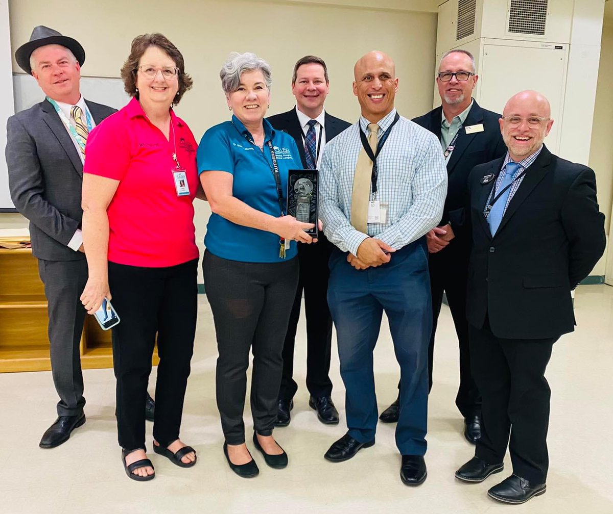 Grace Kellermeier (@gkellermeier) on Twitter photo Thank you for a lovely retirement recognition at our #vcswl professional learning day, today. We are a very special team, indeed: Bryce Hammond, Susan Lovell, me, John Dupuis, Dr. Berrio, Lary Beal and Craig Uppercue. What a day-my World Languages tribe, and this!
<a href="/VolusiaTLL/">VCS-Teaching, Leading, & Learning</a> Thank you for a lovely retirement recognition at our #vcswl professional learning day, today. We are a very special team, indeed: Bryce Hammond, Susan Lovell, me, John Dupuis, Dr. Berrio, Lary Beal and Craig Uppercue. What a day-my World Languages tribe, and this!
<a href="/VolusiaTLL/">VCS-Teaching, Leading, & Learning</a>