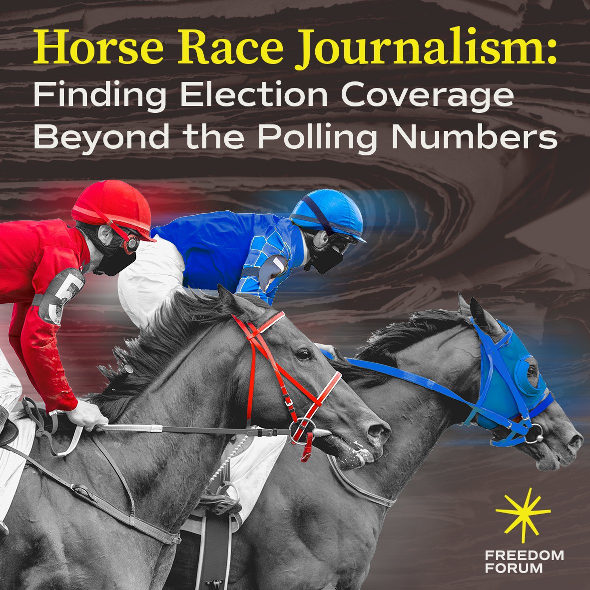 Horse racing and elections have similarities. They both have intense coverage when the field is close, the stakes are high, and there’s lots of money involved. But what is horse race journalism? Hint: It has nothing to do with the Kentucky Derby. ➡️ bit.ly/3UamYXG