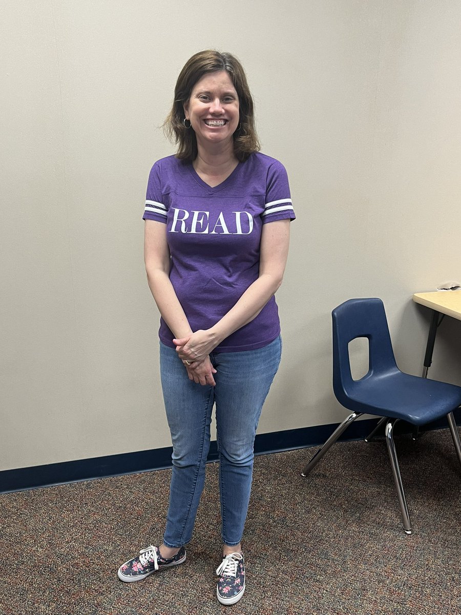 Day 8 of wearing a library themed shirt to school! ✅. #schoollibrarymonth