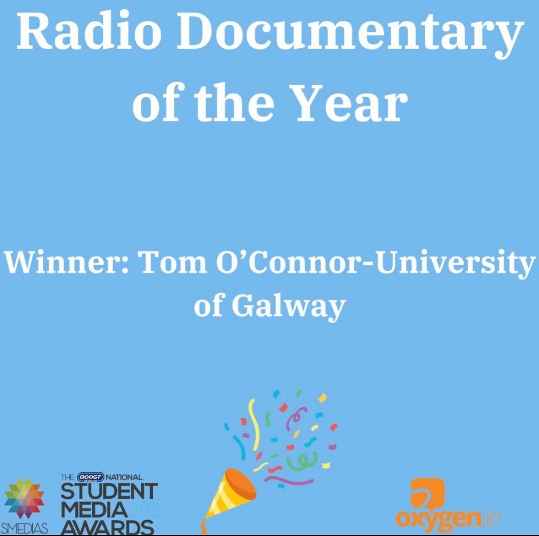 Massive congratulations to @toconnor11 on his (surely a record?) @TheSmedias wins!!!