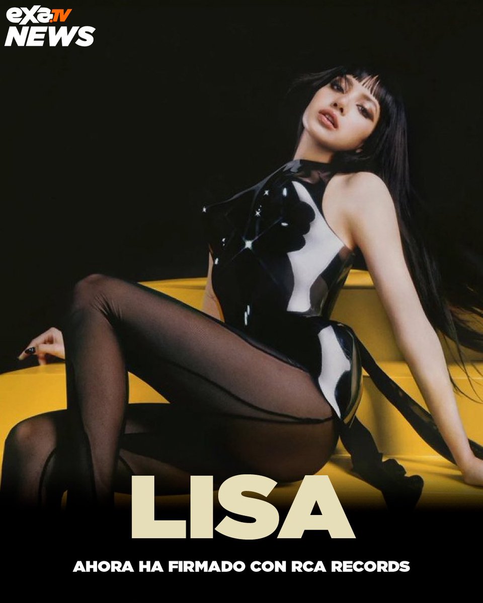#Lisa de #BLACKPINK ahora ha firmado con RCA Records. 🖤🩷 - El sello es el hogar de SZA, Doja Cat, Britney Spears, Normani, Tate McRae y más.