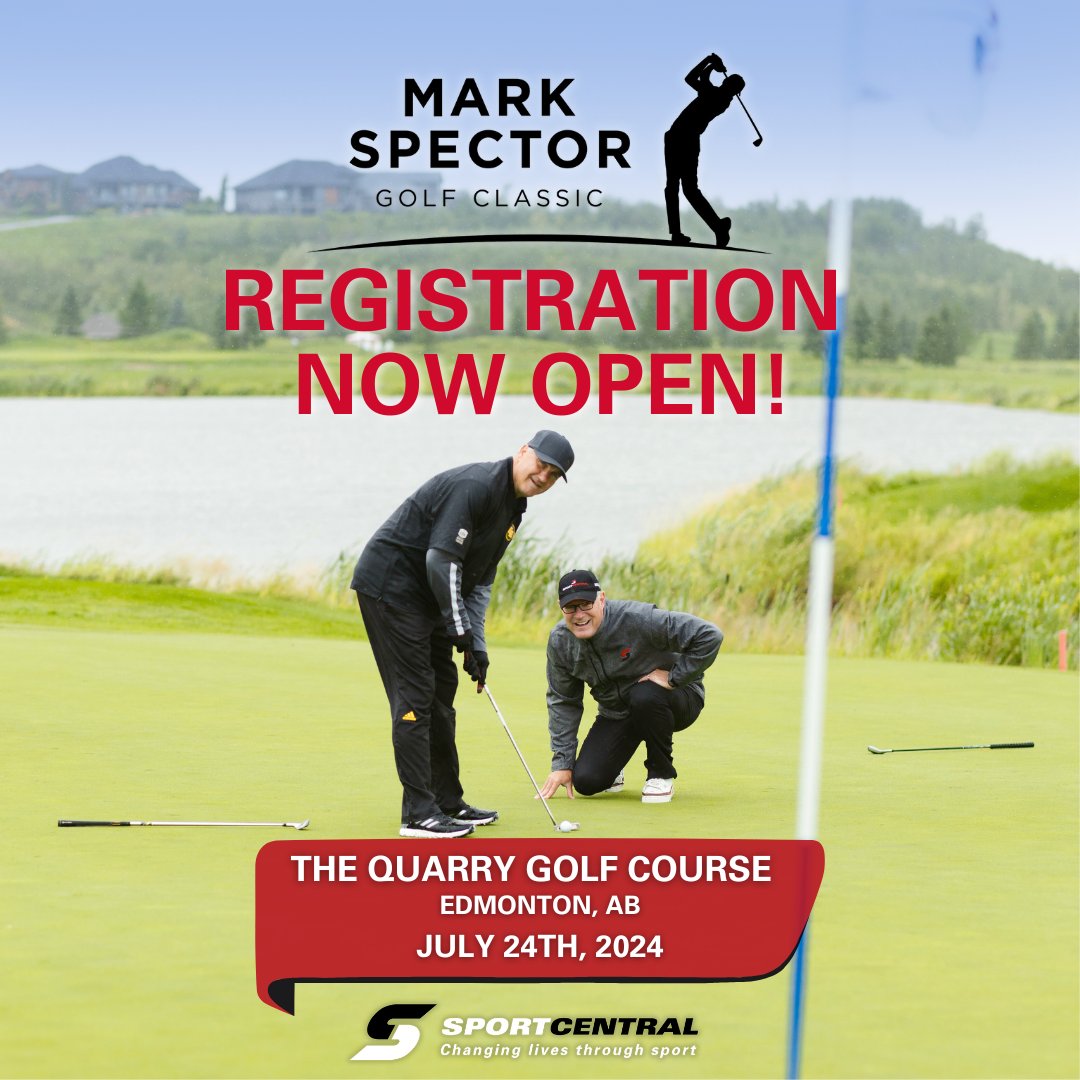 REGISTRATION OPEN!⛳ Join us for the 11th Annual #MarkSpector Golf Classic! @SportsnetSpec Golf & interact with celebrities & business leaders! Support Kids seeking the same sporting experiences many of us have all had in our lives. Register- markspectorgolfclassic.com #yeggolf