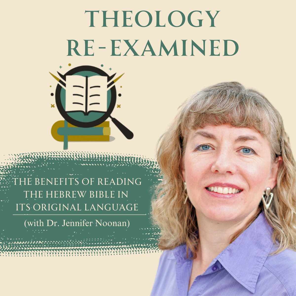 TheoReExamined's tweet photo. Our newest episode is out with Dr. Jennifer Noonan (Professor at CIU).

In our conversation, we talk about how reading and understanding the original language of the Hebrew Bible can open up new insights and understandings! 

You can watch or listen here: https://t.co/9noM9P9KjE https://t.co/GggYa0iF2s