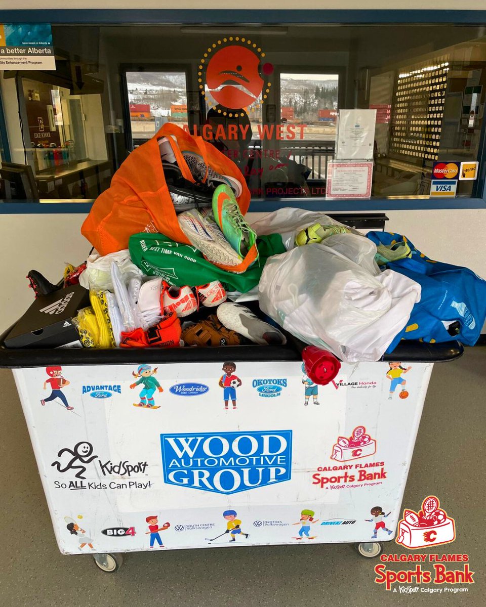 Another shoutout for the 1UP Soccer equipment drive! Over 600 pieces were donated 🙌 

Interested in hosting an equipment bin at your next event? Send us an email! 

📧 admin@flamessportsbank.ca

#GettingKidsIntoGear #CalgarySoccer #CalgaryMinorSoccer