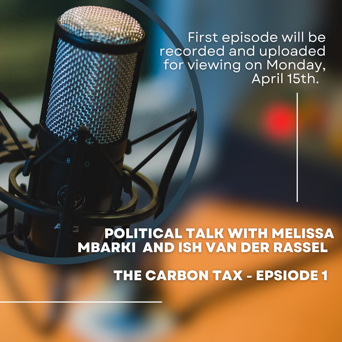 Our first episode is this weekend! Very exciting. Looking forward to discussing with my good friend @MelissaMbarki about the Carbon Tax and the impact it has on Canadians pocketbooks.
