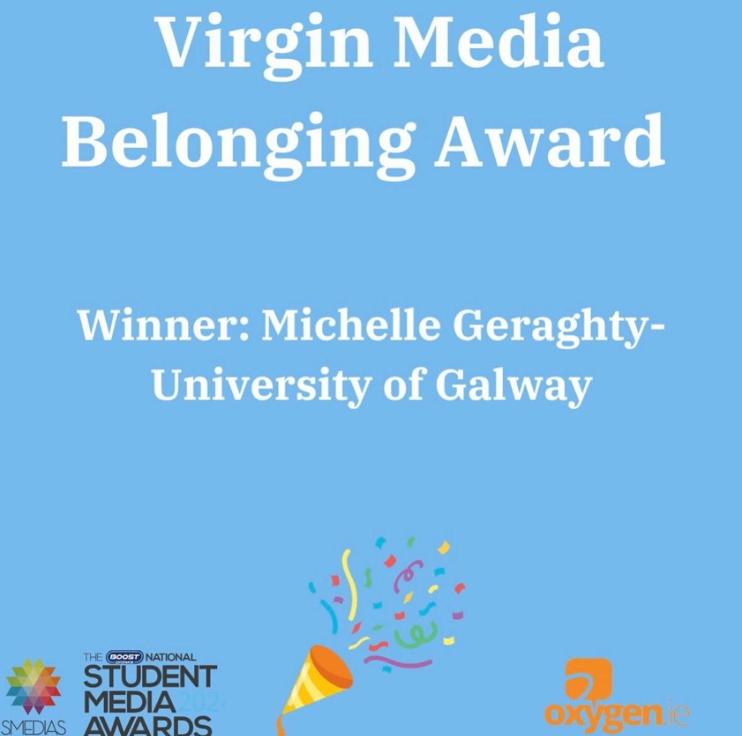 Congrats as well to @galwaypulse1,  Michelle Geraghty on their wins and all the Flirt FM volunteers that were shortlisted too.💪