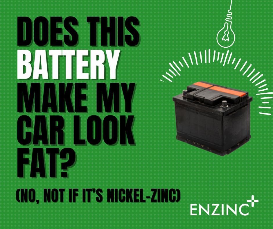 If all 283.4 mil U.S. vehicles used our nickel-zinc #battery instead of the lead acid all cars (even EVs) use for lights and ancillary systems, we’d take about 7.17 billion (with a B!) pounds of weight out of vehicles, resulting in massive fuel savings. #thinkzinc #energytwitter