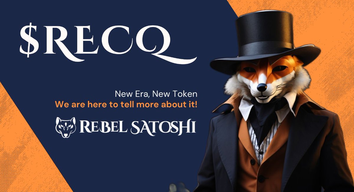 FAwowoh9508's tweet photo. #RECQ by @rebel_satoshi is a go-to-go  token for everyday transactions! 
From purchases to fees and rewards, $RECQ powers it all. 
 Revolutionize your transactions today!

#Crypto #TokenEconomy #web3 https://t.co/aq4QED6uLn