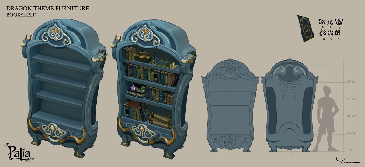 It was also really fun to design the dragon furniture set for @playPalia! I had to also work so hard in game to get the full furniture set, it was a lot of grinding to get the set I designed for my own in game house😂