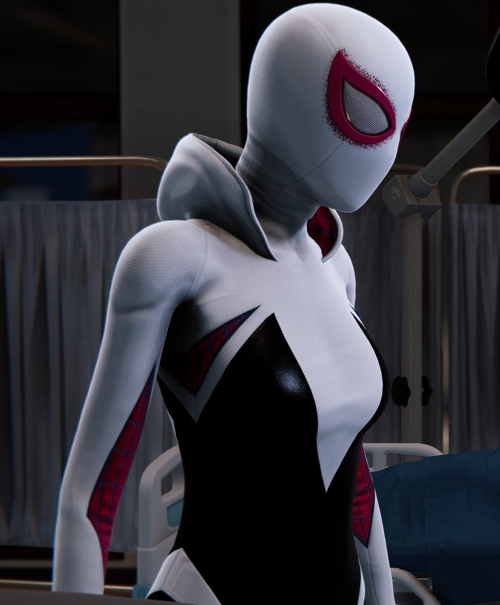 Playable Gwen - AMPR V0.9 is out now. -Major clipping fixes, Outfit change and Hair improvement. nexusmods.com/marvelsspiderm… Tango's Ghost-Spider v1.1 is out now. -Adds Hooded down variant. Can be successfully paired with AMPR V0.9. (Pic 1+2) nexusmods.com/marvelsspiderm… #SpidermanPC
