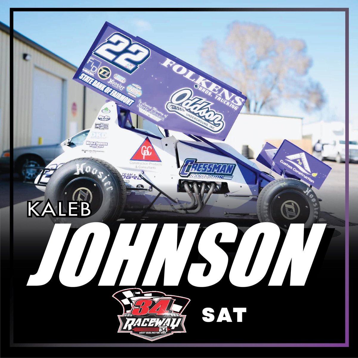 The racing season starts this Saturday for @Kaleb___Johnson! #TeamILP