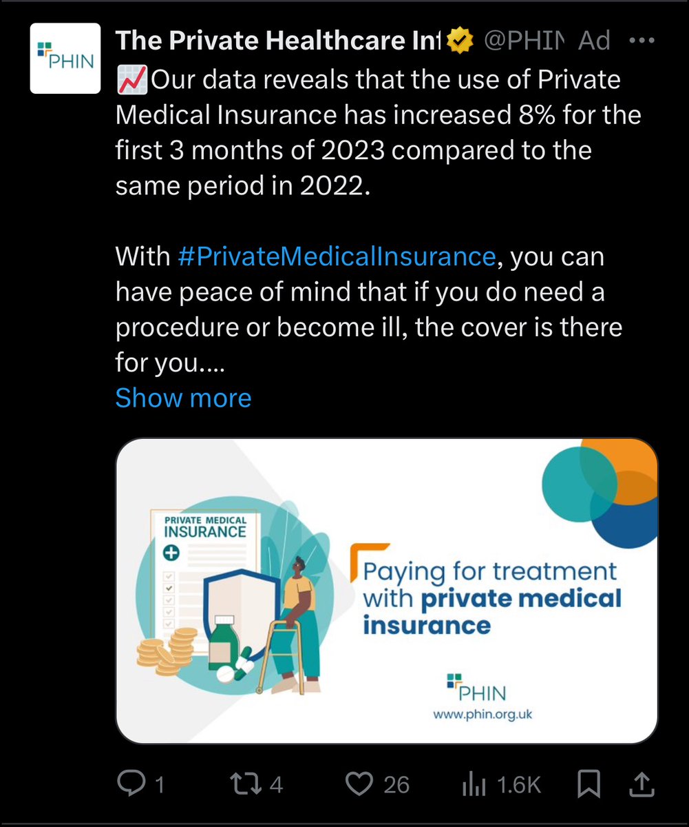 very uneasy to be getting ads like this on the timeline after knowing wes streeting is frothing at the mouth to make even further cuts to the nhs